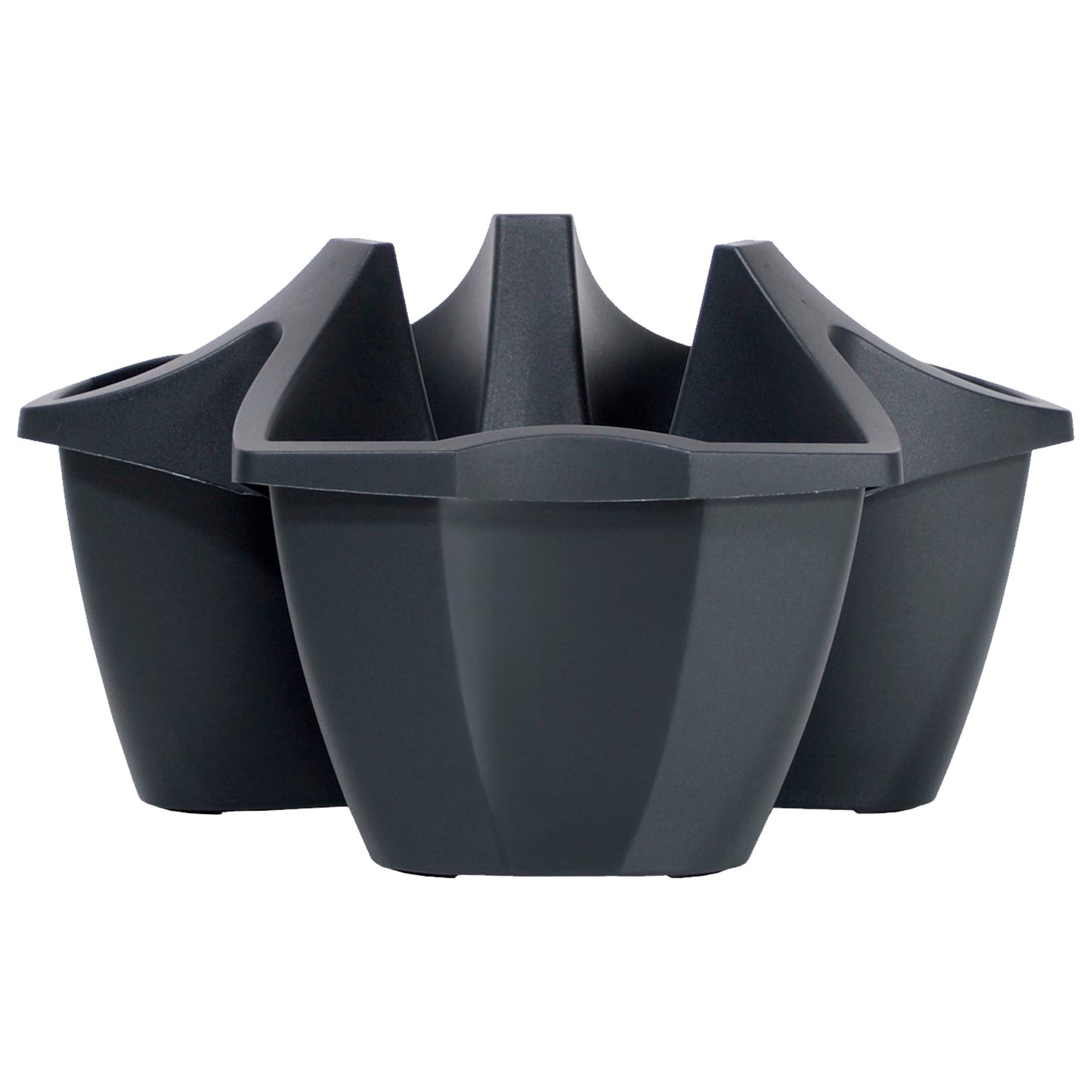 Maceta Crown 16l., Dimensiones (mm) 480x480x264, Color Antracita_0