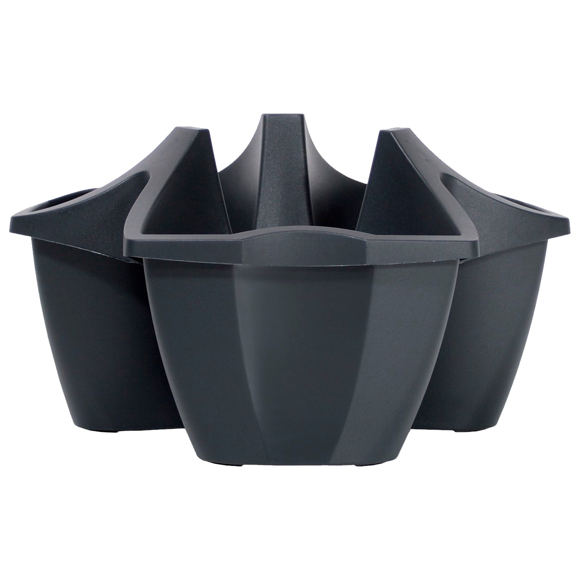 Maceta Crown 16l., Dimensiones (mm) 480x480x264, Color Antracita_0