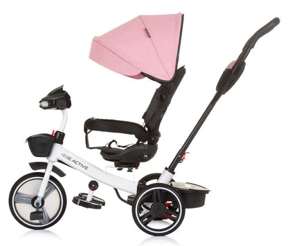 Triciclo Con Capota Y Mango Parental Be Active Pink Linen_1