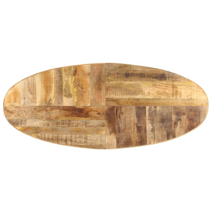 Mesa De Comedor De Madera De Mango Rugosa 240x100x75 Cm_3