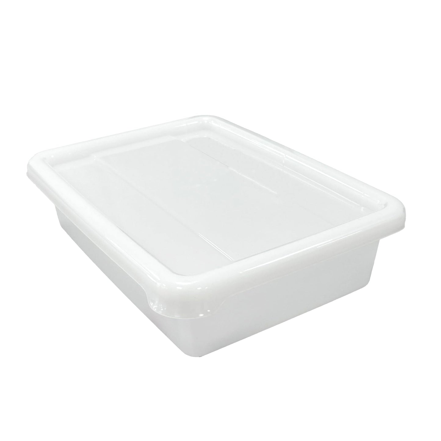3 Bandejas Resistentes Uso Alimentario Con Tapa: 5,6l Sin Bpa's (38 X 28,4 X 7,5cm). Cocinas, Restaurantes, Catering_0