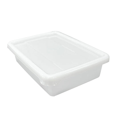 3 Bandejas Resistentes Uso Alimentario Con Tapa: 5,6l Sin Bpa's (38 X 28,4 X 7,5cm). Cocinas, Restaurantes, Catering_0