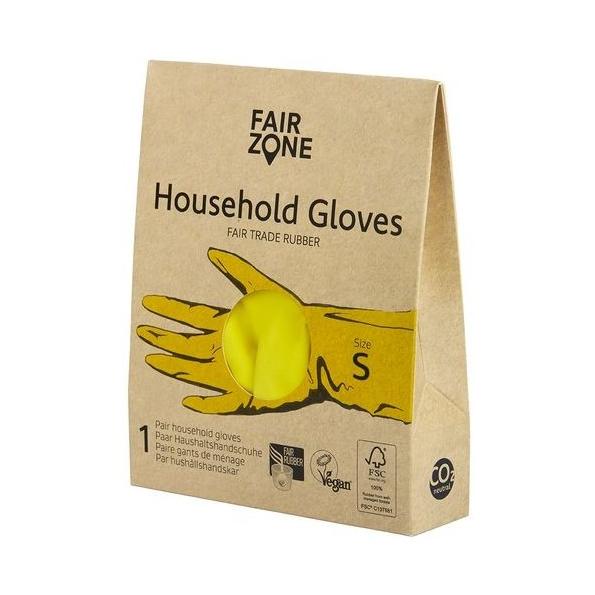 Par de guantes de hogar talla S Látex 100% Natural FSC Fair Squared