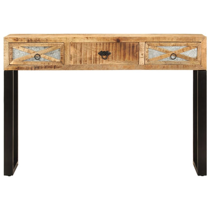 Mesa Consola De Madera Maciza De Mango 110x30x76 Cm_1