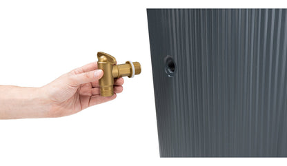 Depósito de agua vaso grafito 2 en 1 Graf