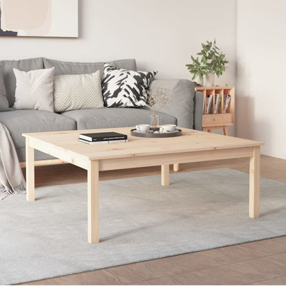 Mesa De Centro De Madera Maciza De Pino 100x100x40 Cm_2