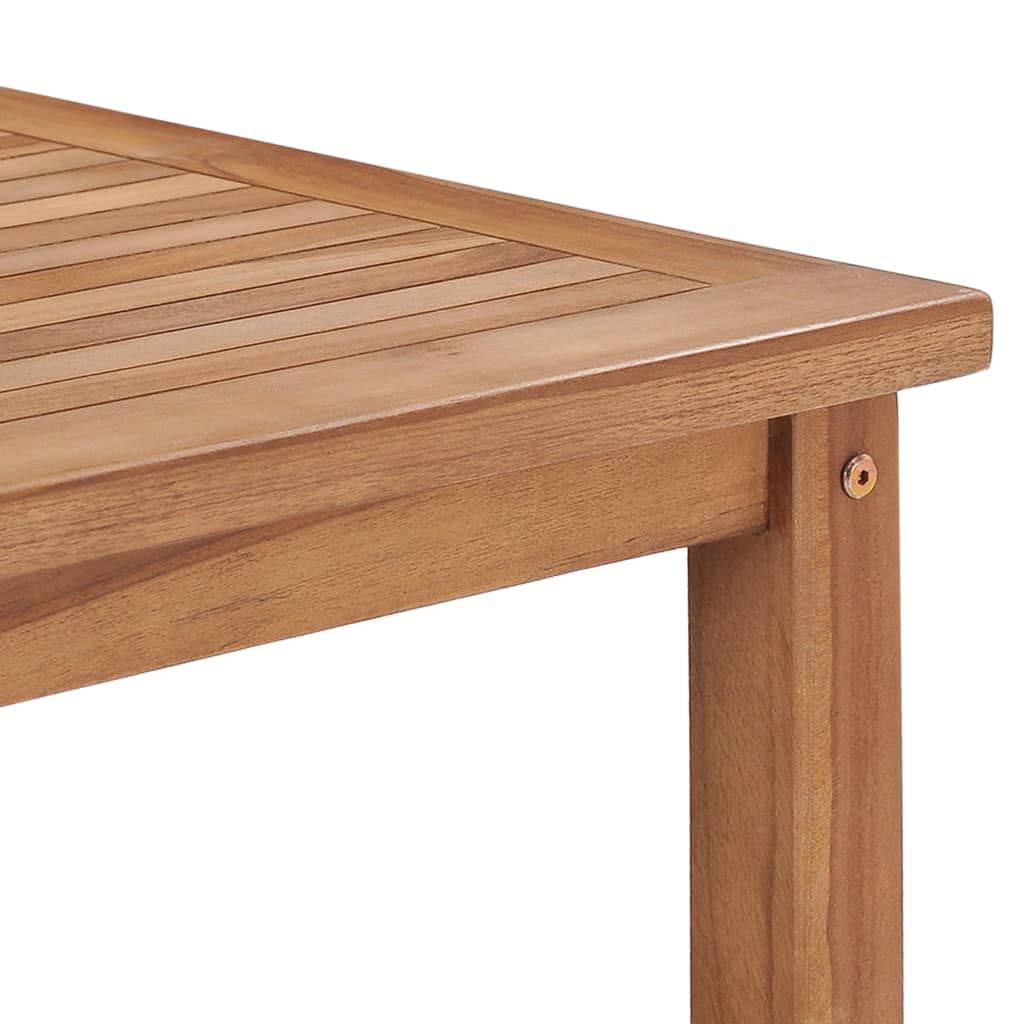 Mesa De Centro De Madera Maciza De Teca 45x45x45 Cm_2