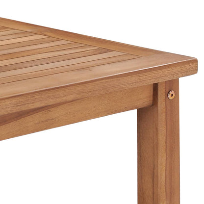 Mesa De Centro De Madera Maciza De Teca 45x45x45 Cm_2