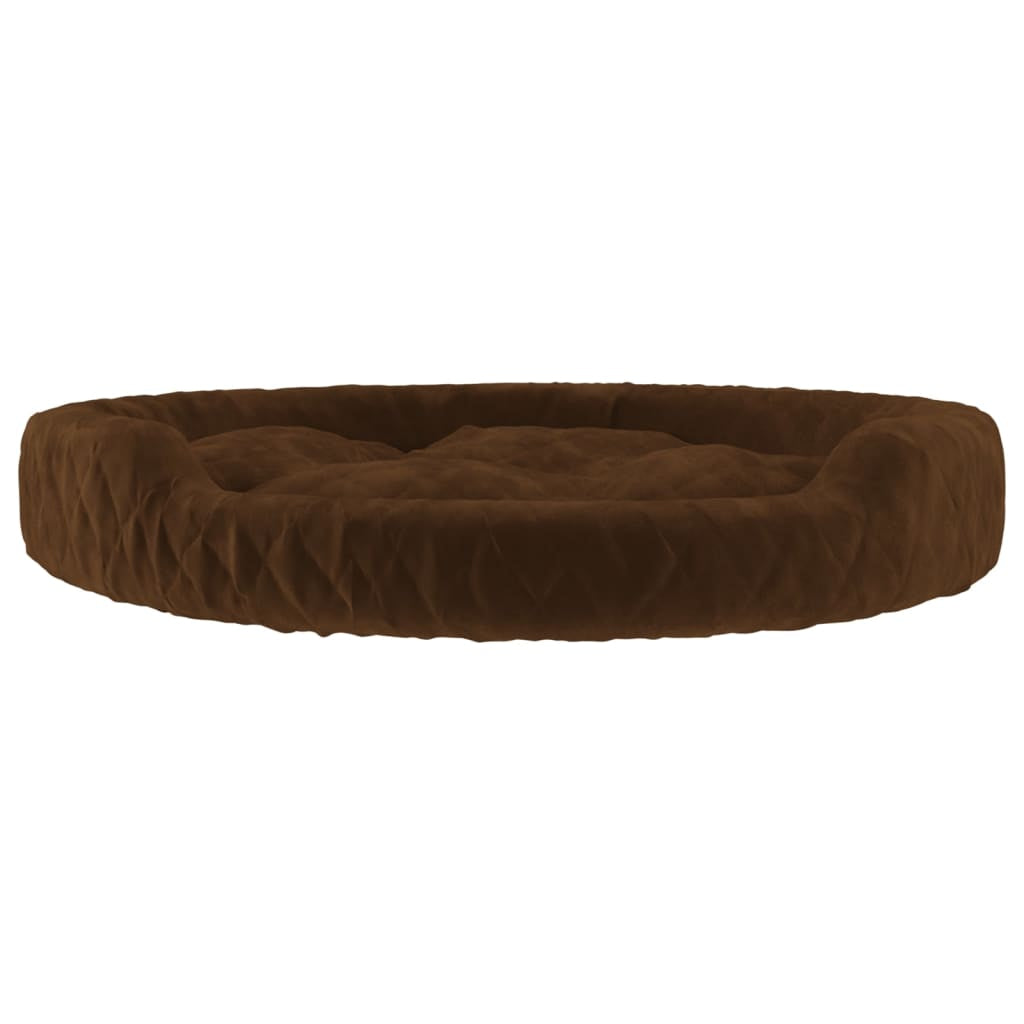 Vidaxl Cama Para Perros De Felpa Marrón 70x55x23 Cm_3