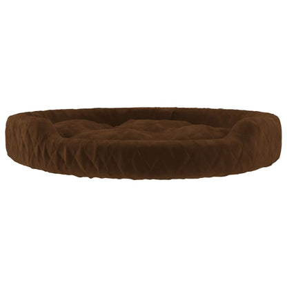 Vidaxl Cama Para Perros De Felpa Marrón 70x55x23 Cm_3