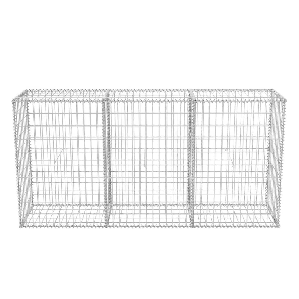 Cesta De Muro De Gaviones Acero Galvanizado 200x50x100 Cm / Vetonek_2