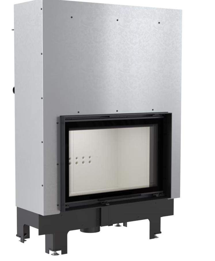 Bricosol Chimenea De Agua De Leña Kratki Mbo 15 Kw Ø 200 Puerta Elevable_0