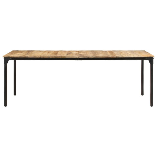 Mesa De Comedor Madera De Mango Rugosa 220x100x76 Cm_0
