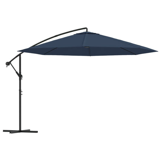 Vidaxl Sombrilla Voladiza 3,5 M Azul_0