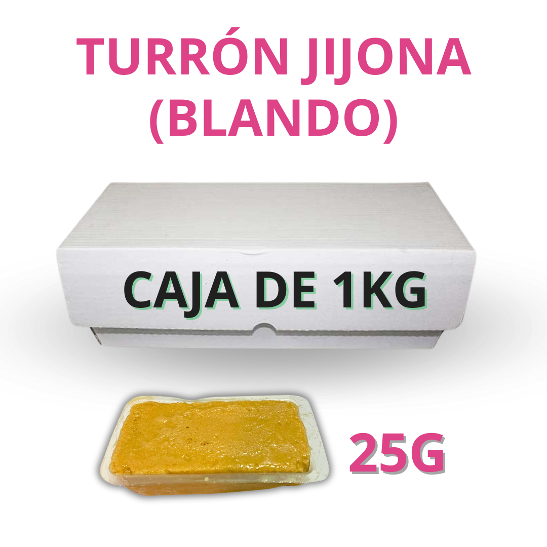 Turrón Blando En Porciones De 25g A Granel - Caja De 3kg_0