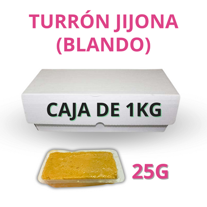 Turrón Blando En Porciones De 25g A Granel - Caja De 3kg_0