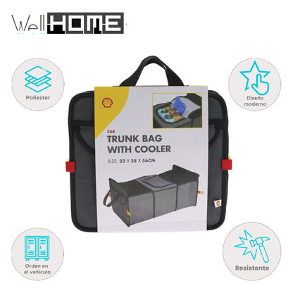 Well Home Bolsa De Almacenamiento Para Coche Con Nevera Con Diseño Exclusivo En Colores De Shell_1