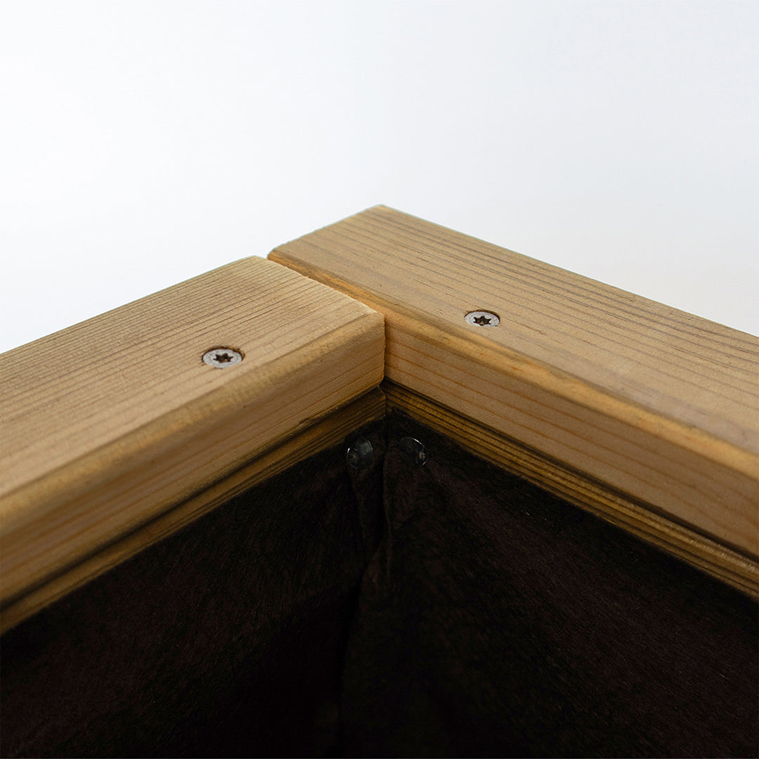 Jardinera De Madera Para Exterior 100x34x40 Cm Atrium Hortalia_4