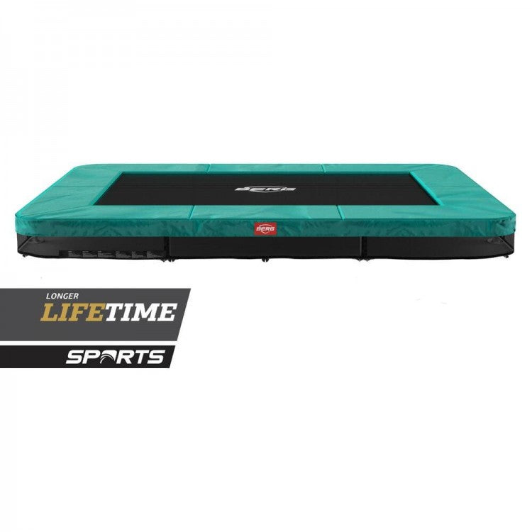 Cama Elastica Berg Inground Ultim Favorit 280 Verde.