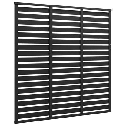 Panel De Valla De Wpc Negro 180x180 Cm / Vetonek_0