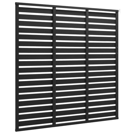 Panel De Valla De Wpc Negro 180x180 Cm / Vetonek_0