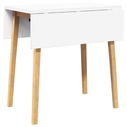 Dining Table Natural Solid Wood Rubber_0