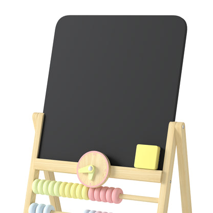 Caballete Infantil Aiyaplay Madera De Pino, Madera De Haya Madera Natural 38x26x66 Cm_4