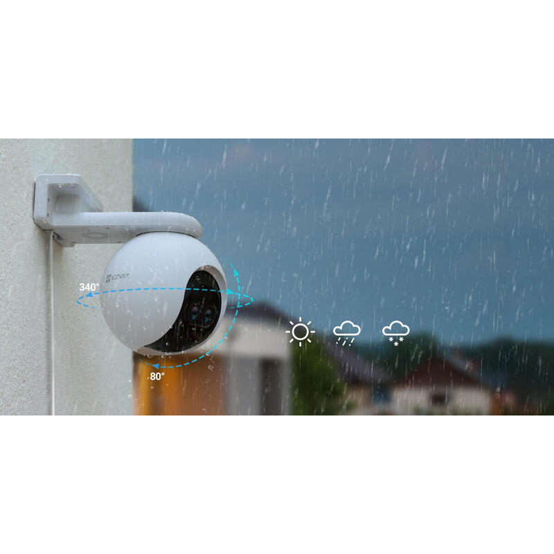 Cámara De Seguridad Ip Interior Y Exterior Ezviz C8pf Esférico 1920 X 1080 Pixeles Techo/pared_2