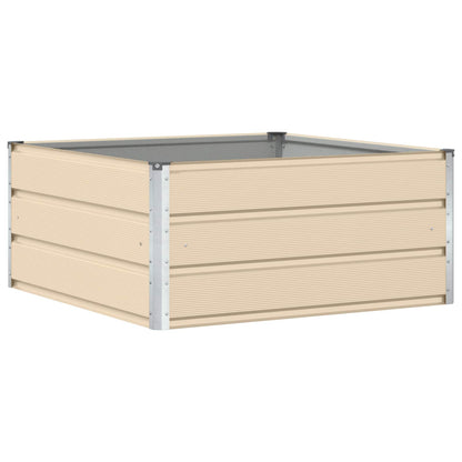 Jardinera Marfil 100 X 100 X 45 Cm Acero_0