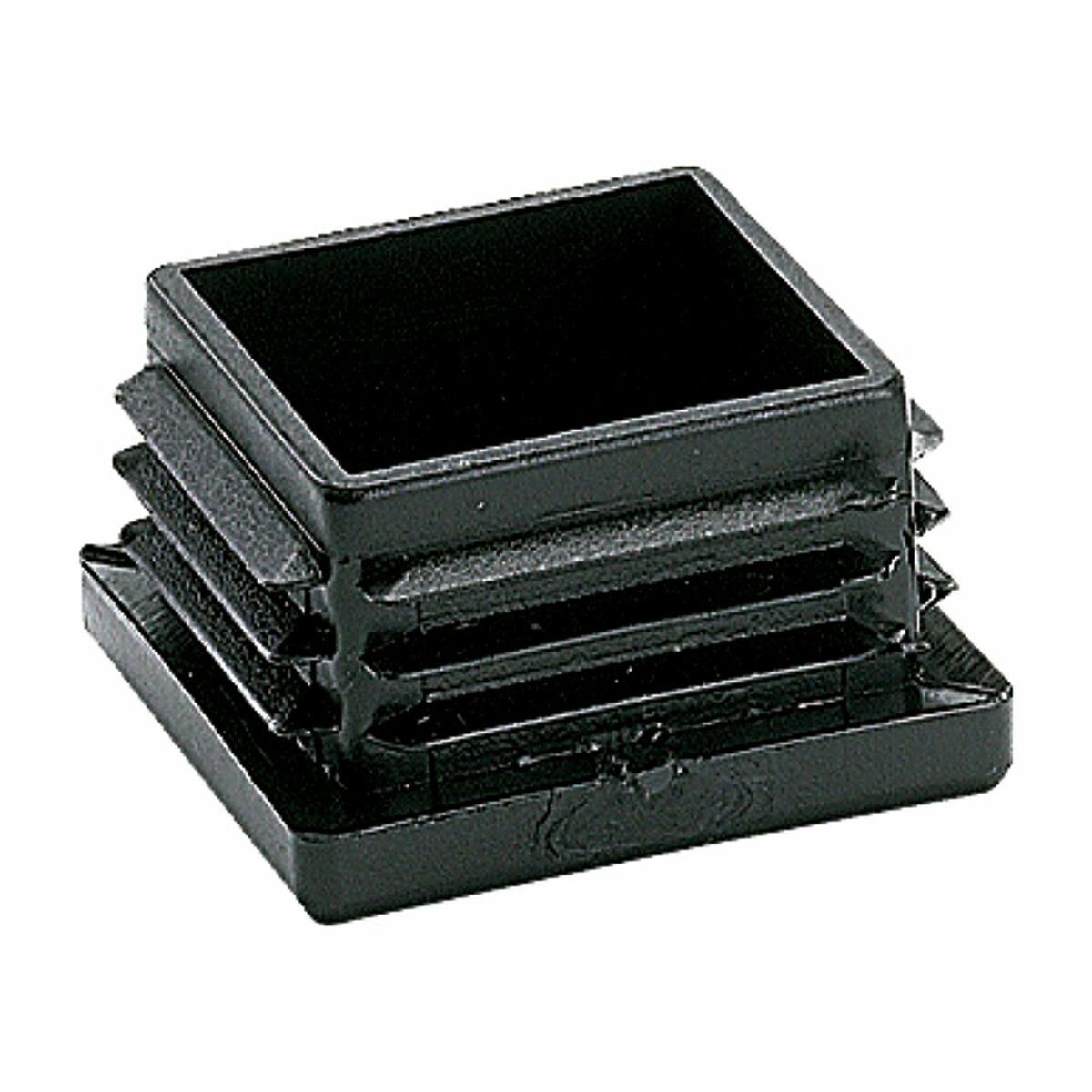 Contera/tapón Terminal Micel Cnt03 Negro Polietileno Cuadrada 18 X 20 X 23 Mm (25 Unidades) / Vetonek_0