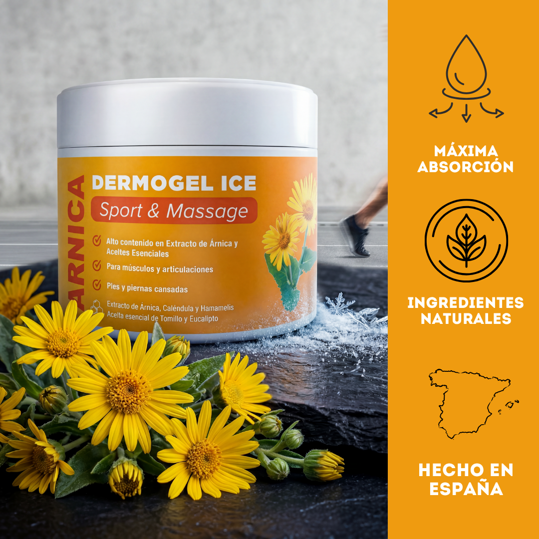 QKnatur Gel Crema Árnica Montana 300 ml - Efecto Frio. Para Masajes Musculares Y Articulaciones - Extracto De Árnica_4