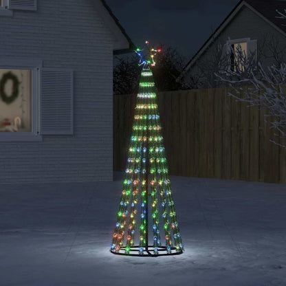 Vidaxl Árbol De Navidad Led 275 Leds De Colores 180 Cm_1