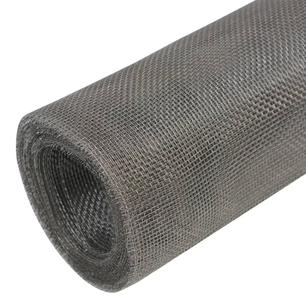Malla Mosquitera De Acero Inoxidable Plateada 150x500 Cm / Vetonek_2