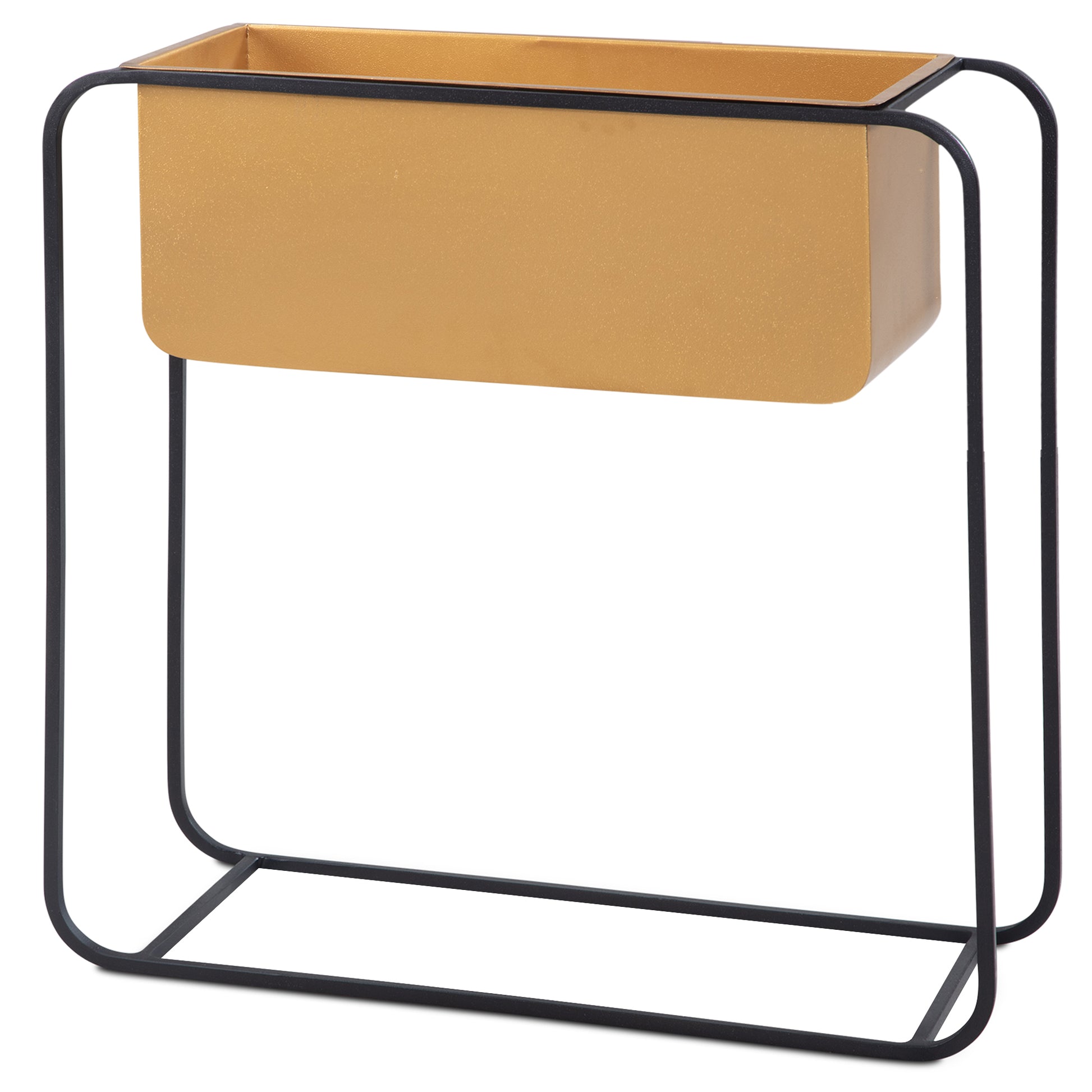 Macetero De Metal 60x60x24 Cm_0