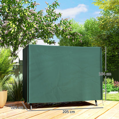 Outsunny Funda Columpios Jardín Con Cremallera Cubierta Muebles De Exterior_2
