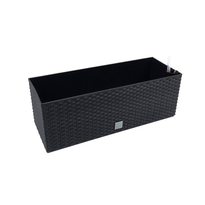 Juego Macetas Rato: Macetero 64 Litros Y Jardinera Rectangular 17 Litros Color Antracita_5