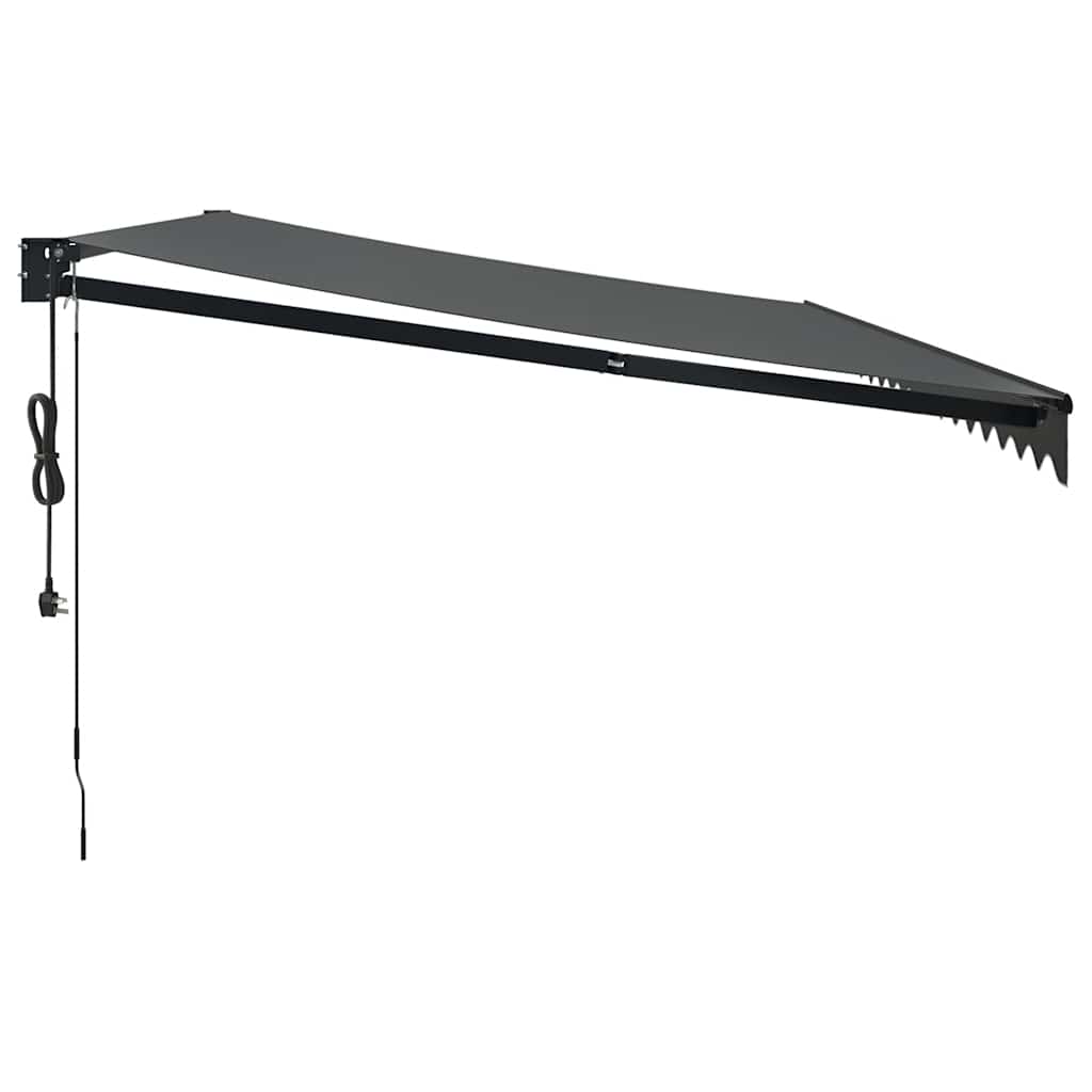 Toldo Retráctil Automático Gris Antracita 5x3 M_5