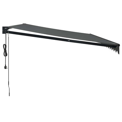 Toldo Retráctil Automático Gris Antracita 5x3 M_5