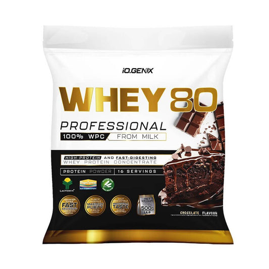 Whey 80 Profesional - 500g - Chocolate - Proteina De Suero Whey - Io.genix_0