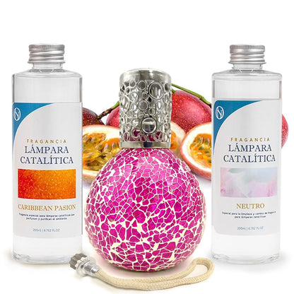 Pack Ahorro Mosaico Fucsia + Fragancia Caribbean Passion 500ml + Limpiador Neutro 200ml + Mecha De Repuesto_0