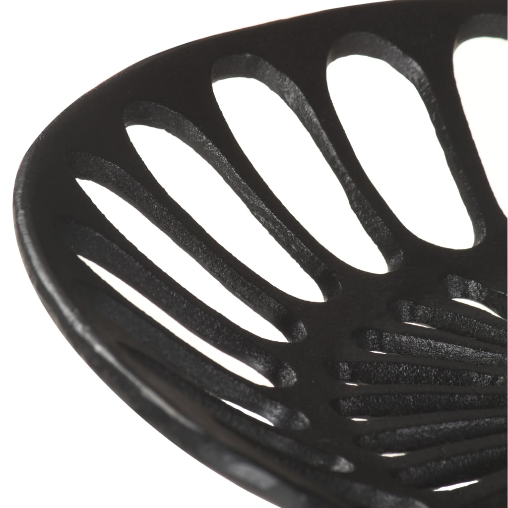 Taburete De Cocina Hierro Fundido Negro_3