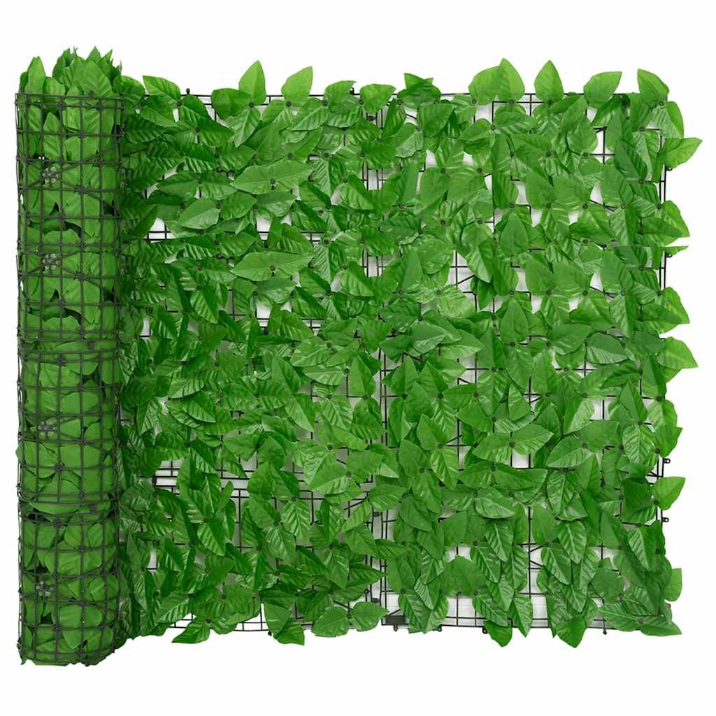 Vidaxl Toldo Para Balcón Con Hojas Verde 600x100 Cm_0