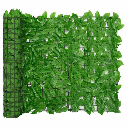 Vidaxl Toldo Para Balcón Con Hojas Verde 600x100 Cm_0