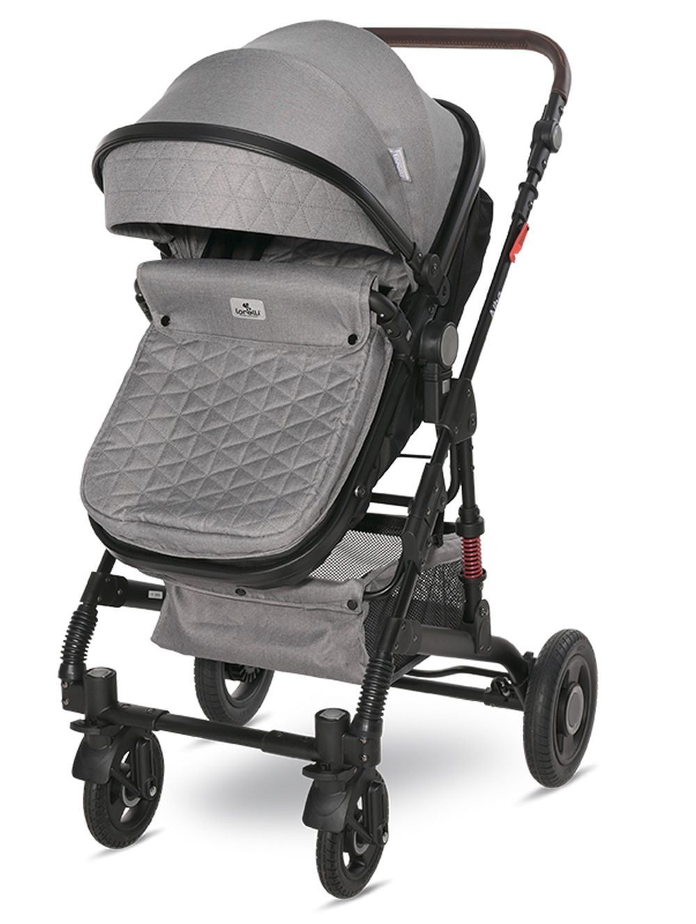 Carrito De Bebé Trío Convertible Alba Premium Opaline Grey_2