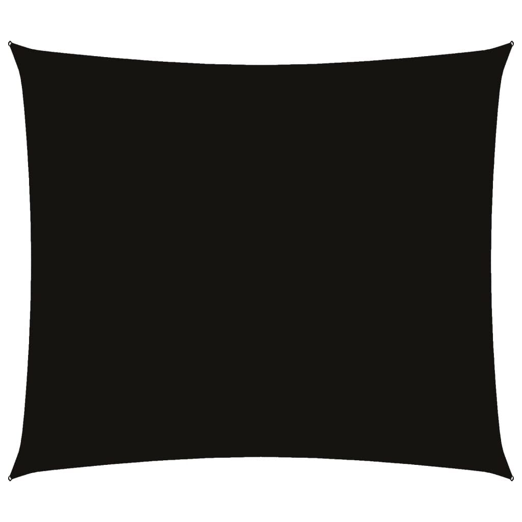 Vidaxl Toldo De Vela Rectangular Tela Oxford Negro 2x2,5 M_0