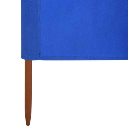 Vidaxl Paravientos De Playa De 6 Paneles Tela Azul Celeste 800x120 Cm_4