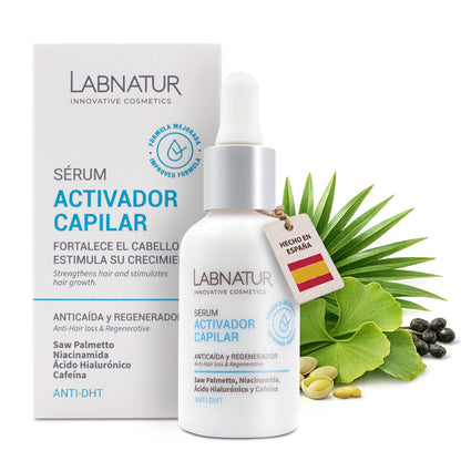 Sérum Activador Capilar Anticaída Labnatur 30 ml | Saw Palmetto | Fortalece, Aporta Densidad y Volumen_0