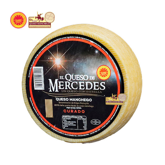 Queso Manchego D.O.P. · el Queso De Mercedes [1/4] (0,7/0,8 Kg)