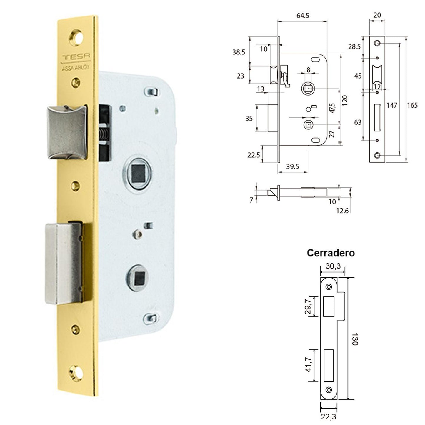 Cerradura Tesa 2004-hl/40_1