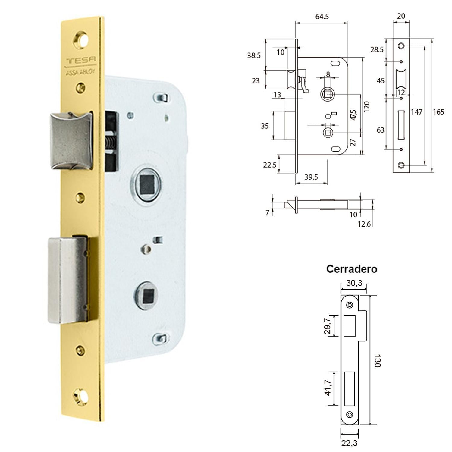 Cerradura Tesa 2004-hl/40_1